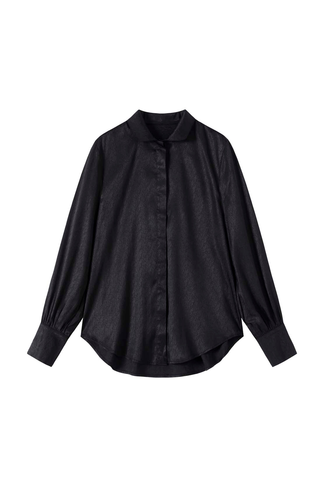 Eastern Dream –  Black Imitation Silk Suit
