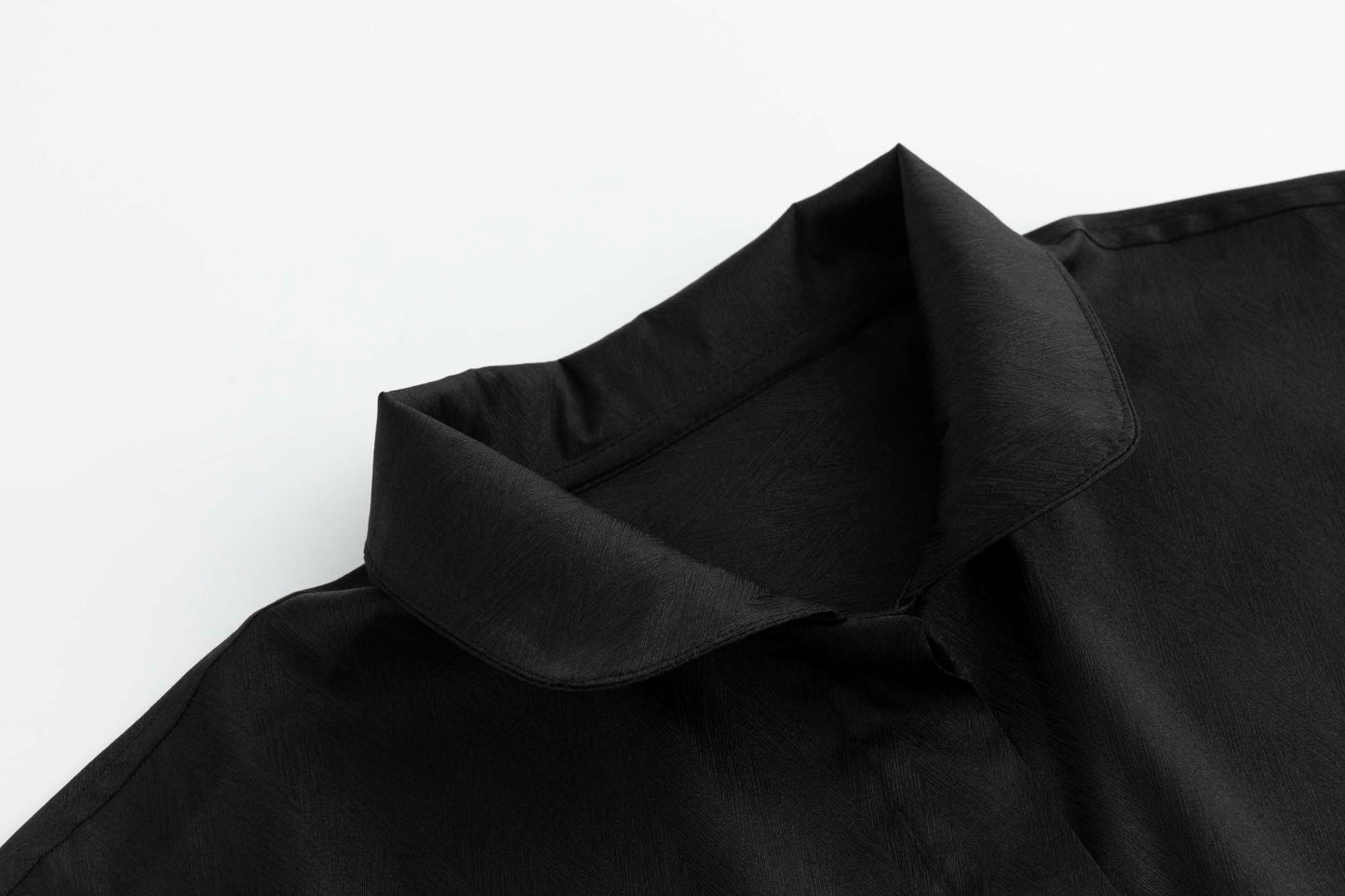 Eastern Dream –  Black Imitation Silk Suit