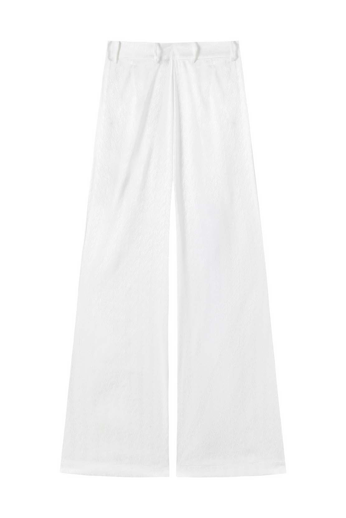 Eastern Dream - White Imitation Silk Suit