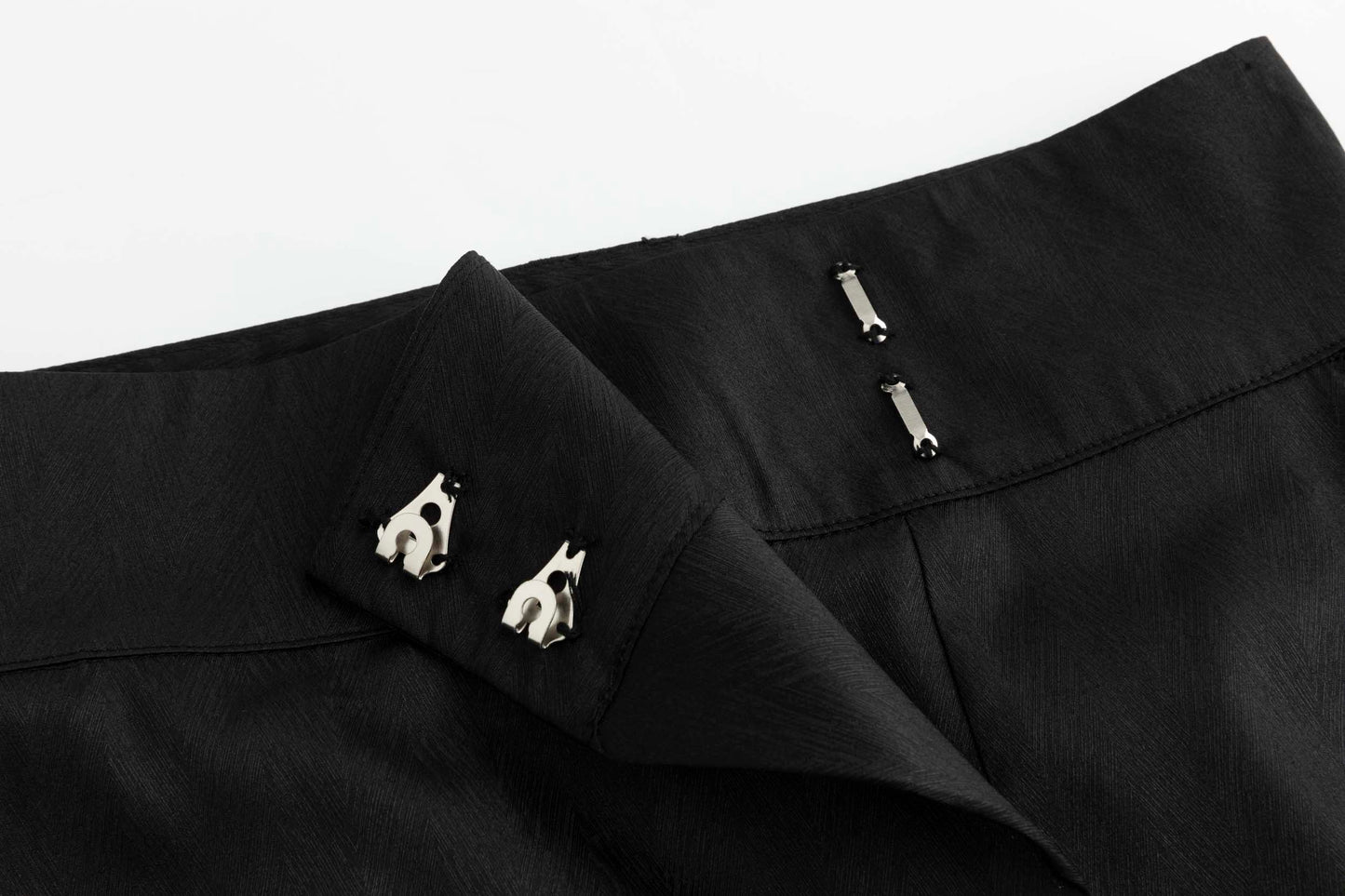 Eastern Dream –  Black Imitation Silk Suit