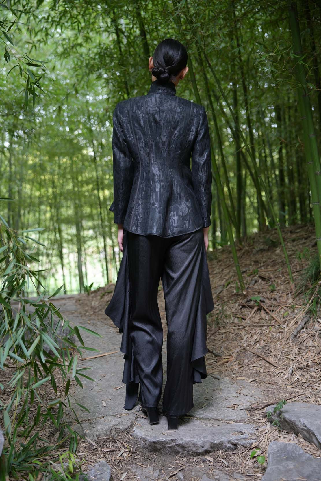 Eastern Dream – Black Silk  Jacket
